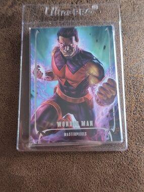 4$ Add On⭐ Marvel Masterpieces Nahuel Grego Silver- Wonder Man #1441/1999 Card